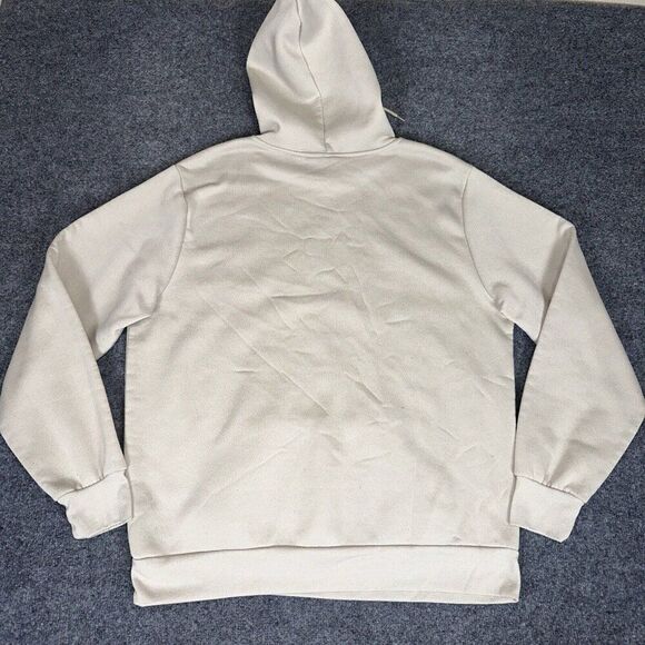 Marvel Hoodie Mens XL Beige Tan Long Sleeve Pocket Sweatshirt Jacket Adult - Picture 5 of 7